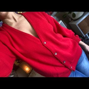 Red Vintage Izod Sweater